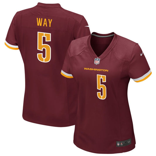 Tress Way Washington Commanders Nike Women's Game Player Jersey - Burgundy