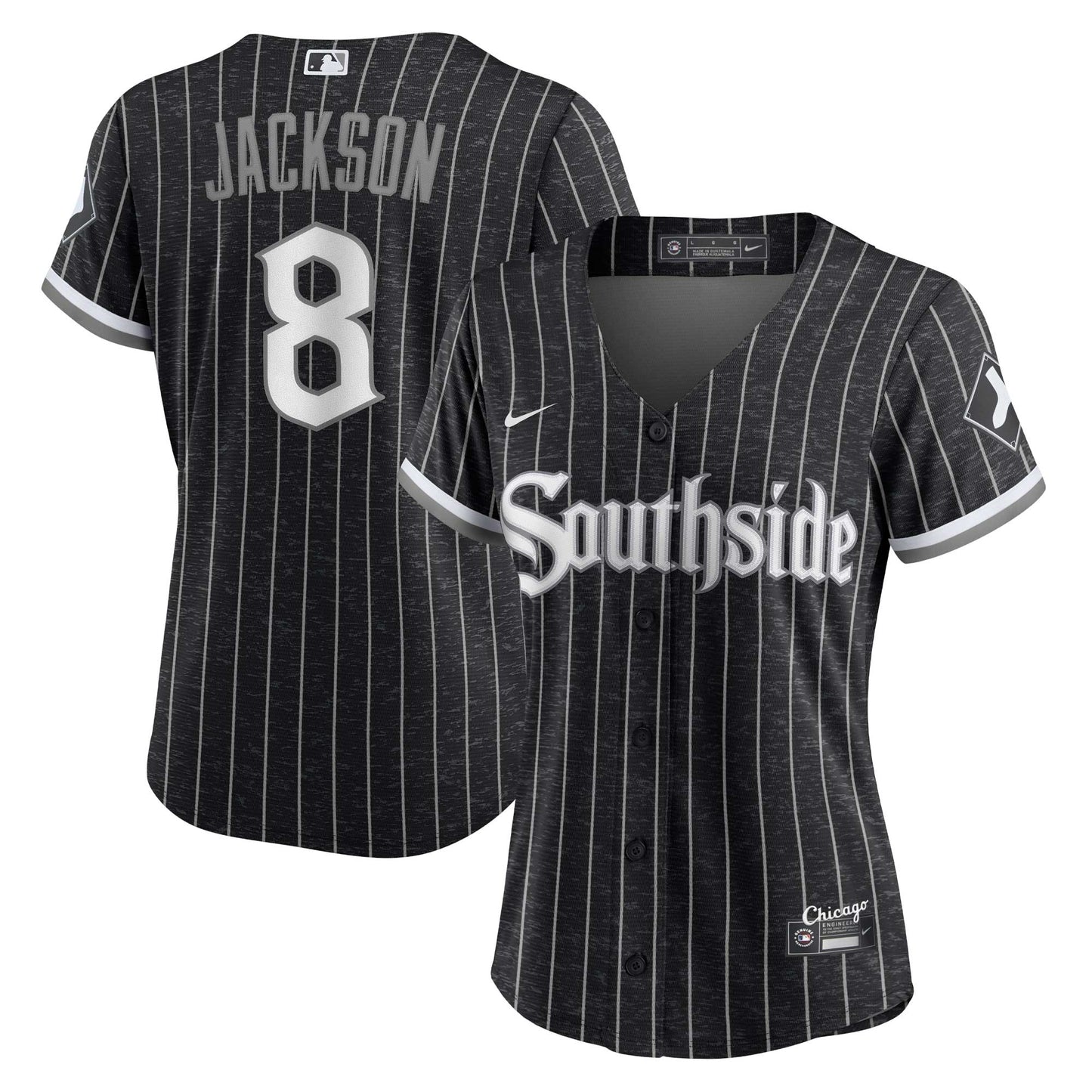 Bo Jackson Chicago White Sox Nike Women's City Connect Replica Player Jersey - Black