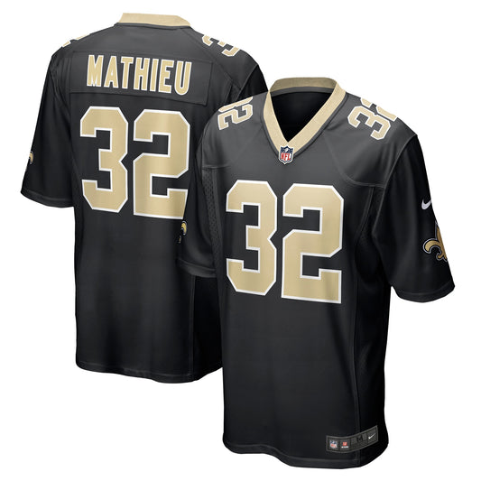 Tyrann Mathieu New Orleans Saints Nike Game Jersey - Black