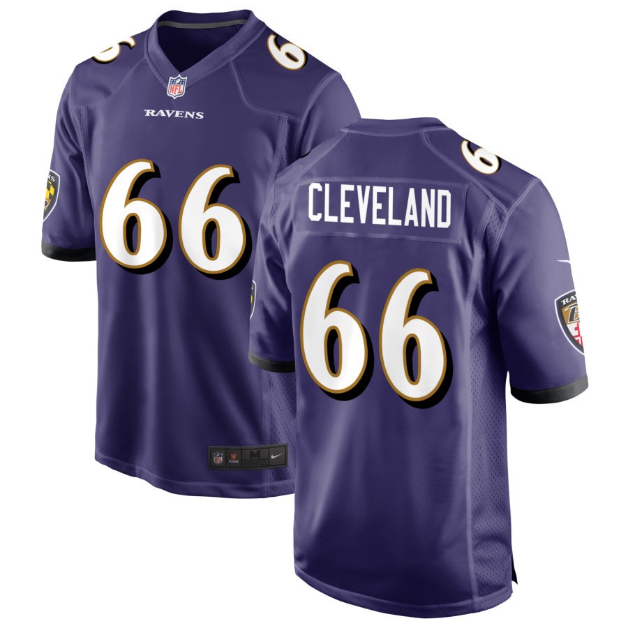 Ben Cleveland Baltimore Ravens Nike Game Jersey - White