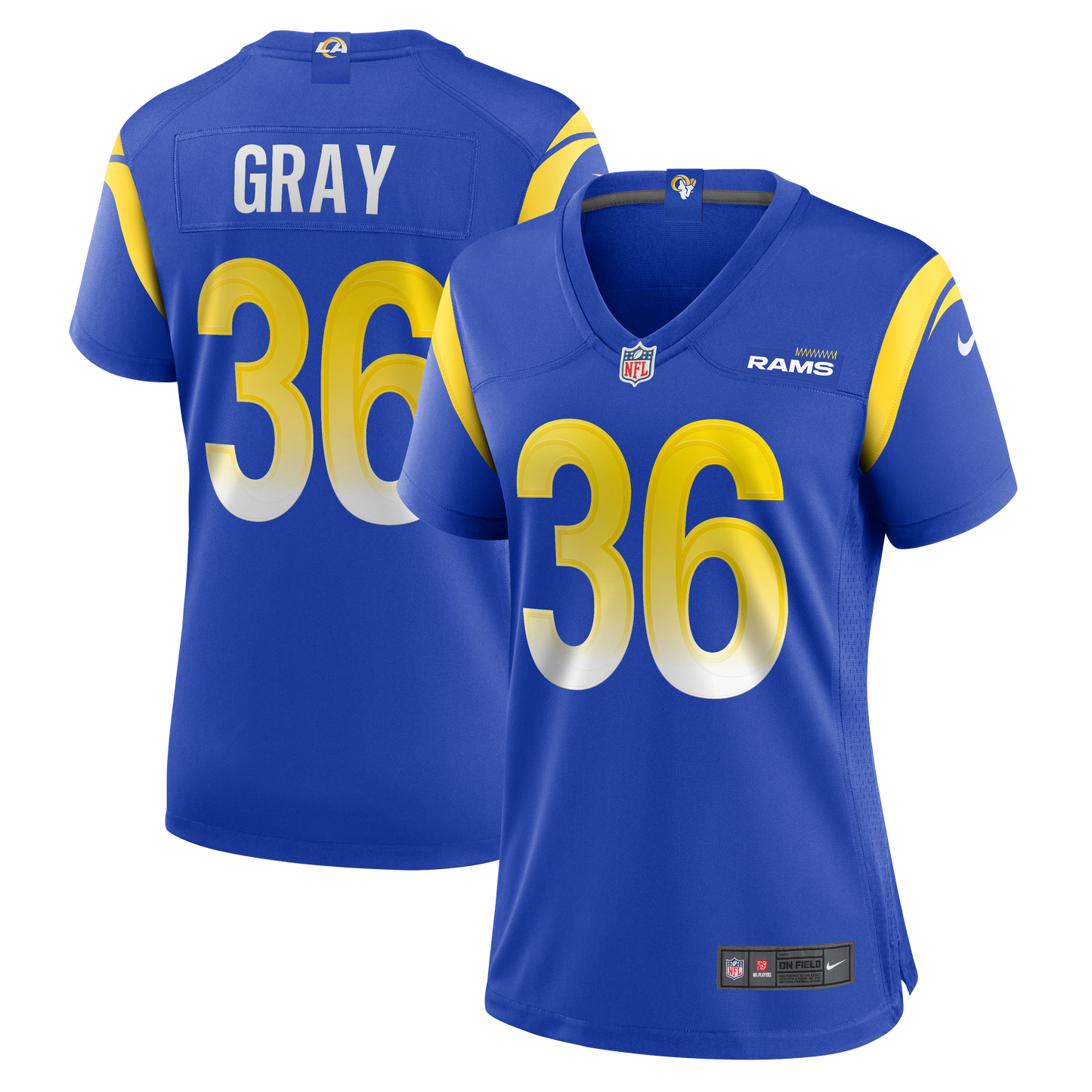 Vincent Gray Los Angeles Rams Nike Women's  Game Jersey - Royal