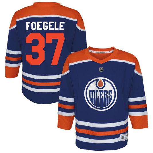 Warren Foegele  Edmonton Oilers Outerstuff Toddler Home Replica Jersey - Royal