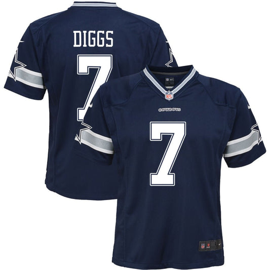 Trevon Diggs Dallas Cowboys Nike Youth Game Jersey - Navy