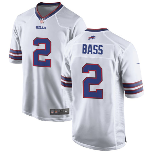 Tyler Bass Buffalo Bills Nike Game Jersey - White