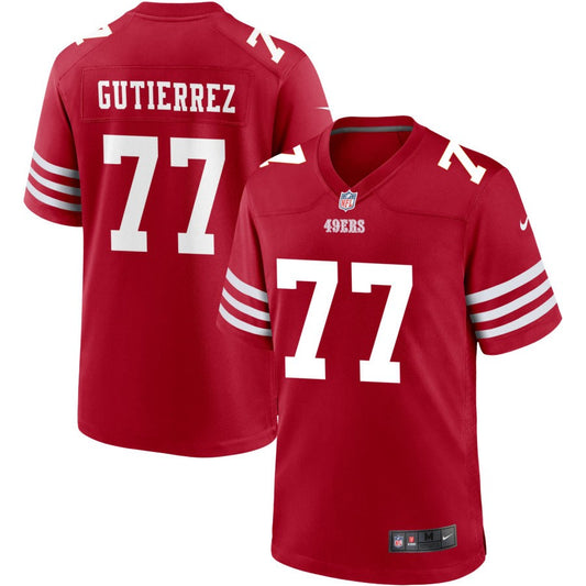 Alfredo Gutierrez San Francisco 49ers Nike Jersey - Scarlet