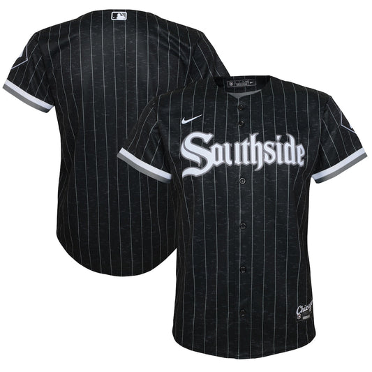 Boys' Grade School  Nike White Sox 2021 City Connect Replica Jersey - Black