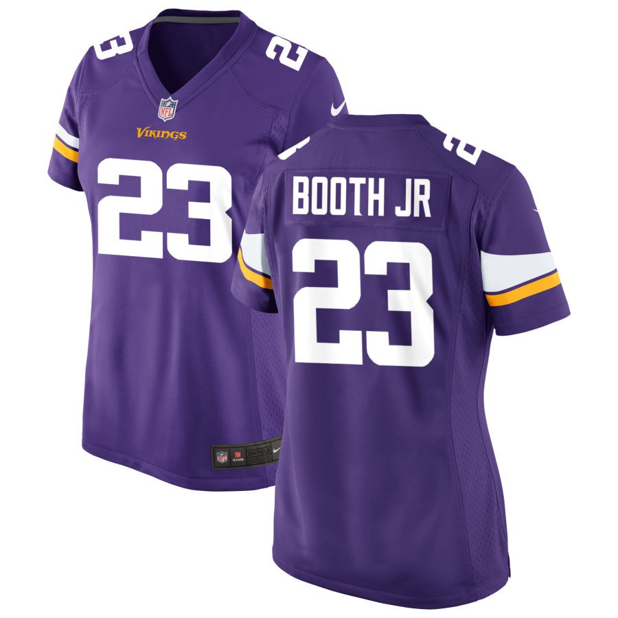 Andrew Booth Jr Minnesota Vikings Nike Women's Game Jersey - Purple