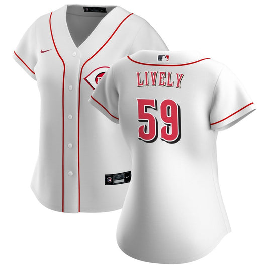 Ben Lively Cincinnati Reds Nike Women's Home Replica Jersey - White