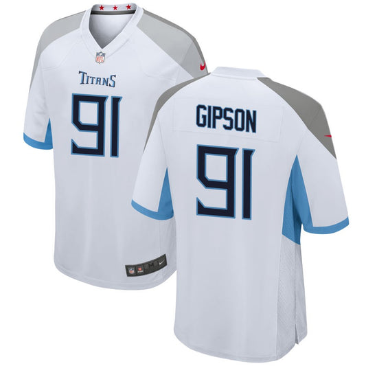 Trevis Gipson Tennessee Titans Nike Game Jersey - White