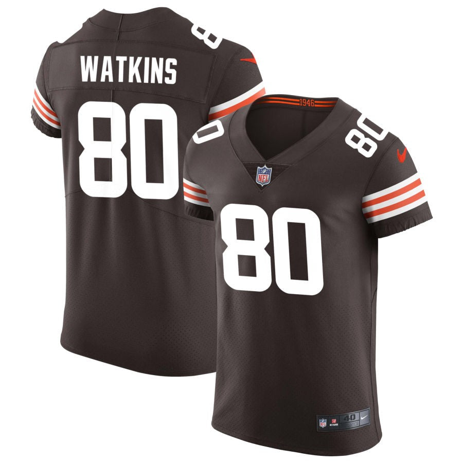 Austin Watkins Cleveland Browns Nike Vapor Elite Jersey - Brown