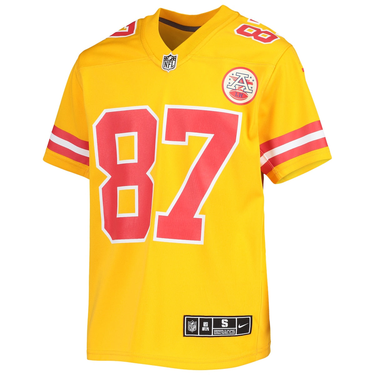 Boys' Grade School Travis Kelce Nike Chiefs Inverted Team Game Jersey - Gold