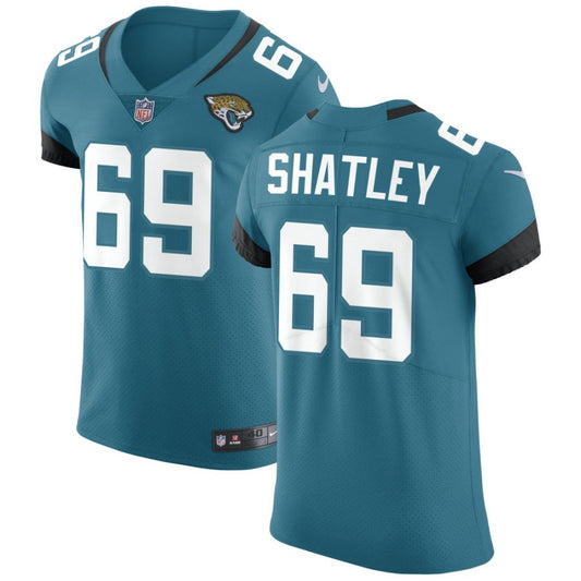 Tyler Shatley Jacksonville Jaguars Nike Vapor Untouchable Elite Jersey - Teal