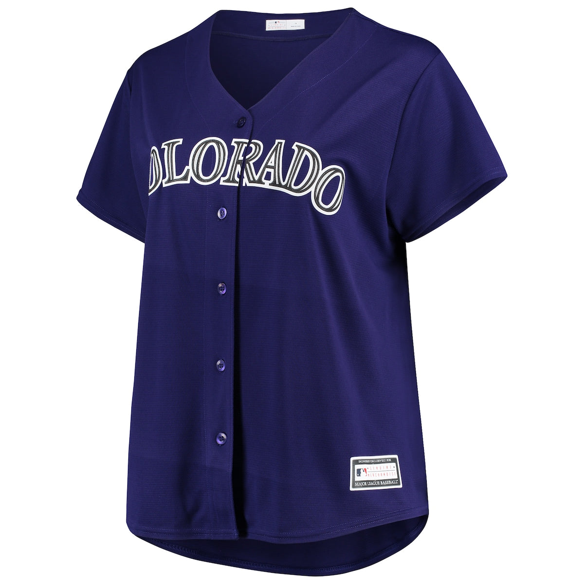 Women's  Profile Rockies Plus Size Alternate Replica Team Jersey - Purple