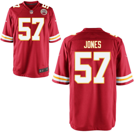 Truman Jones Kansas City Chiefs Nike Youth Game Jersey - Red