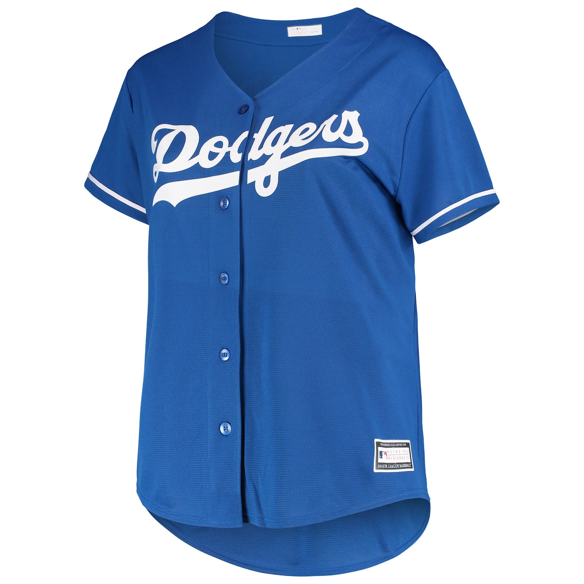 Women's Mookie Betts Profile Dodgers Plus Size Replica Jersey - Blue