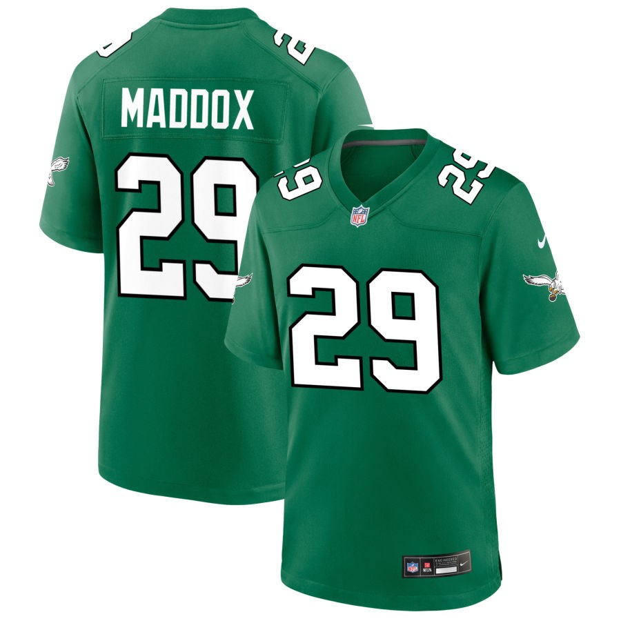 Avonte Maddox Philadelphia Eagles Nike Alternate Game Jersey - Kelly Green