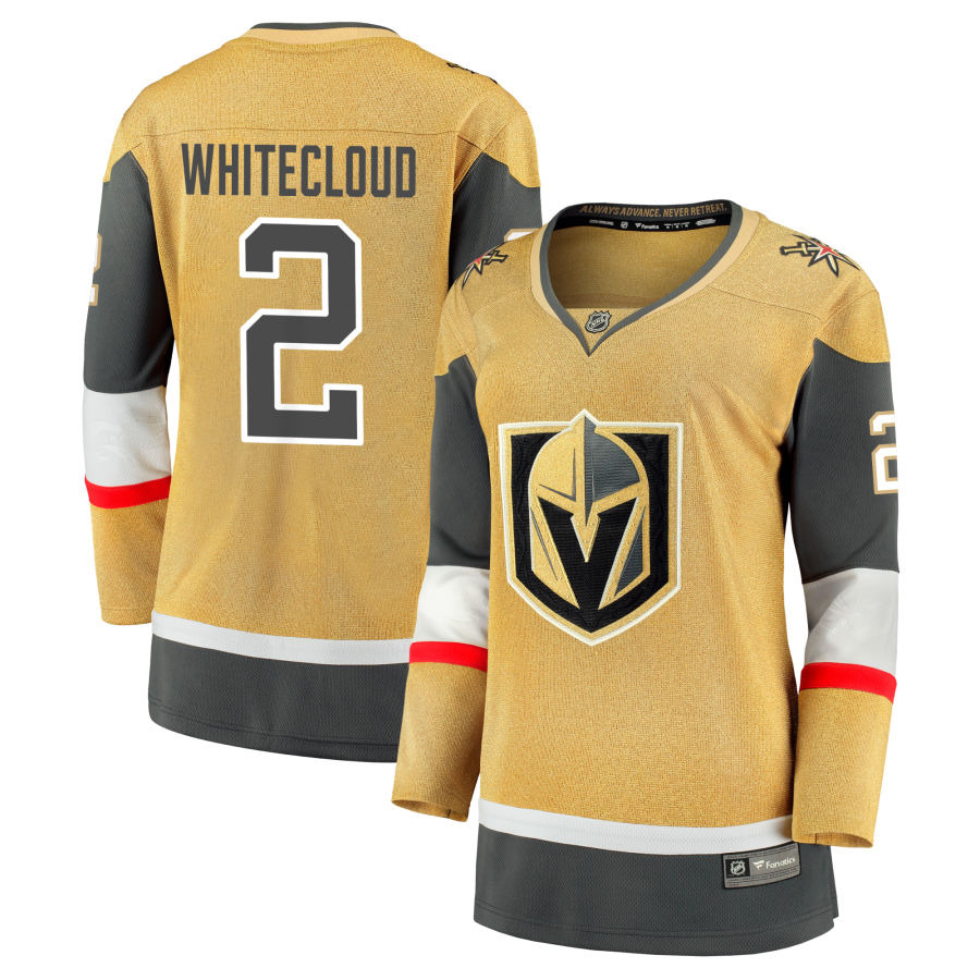 Zach Whitecloud  Vegas Golden Knights Fanatics Branded Women's Home Breakaway Jersey -