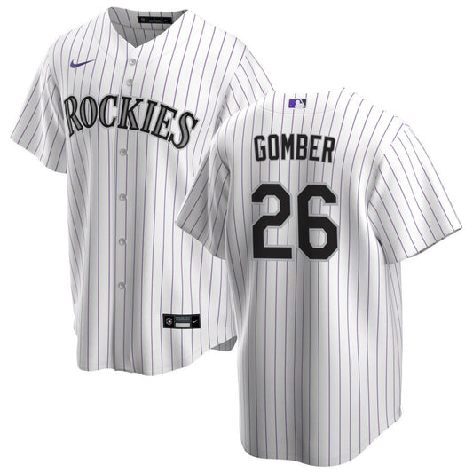 Austin Gomber Colorado Rockies Nike Home Replica Jersey - White