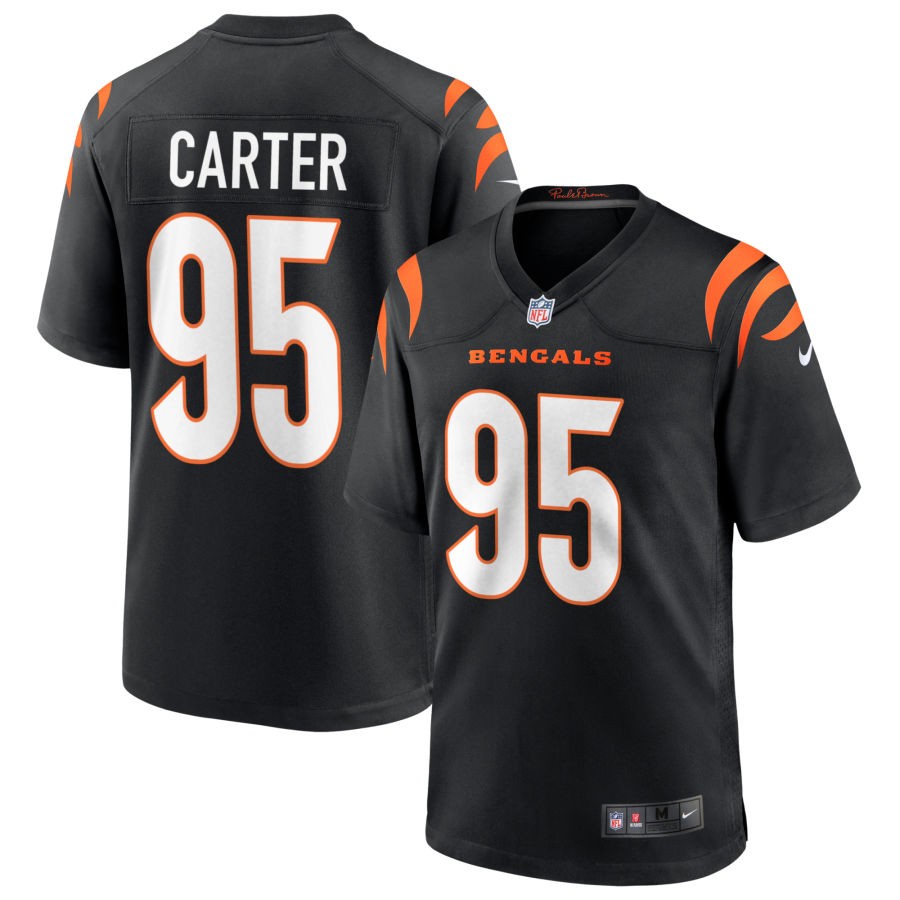 Zach Carter Cincinnati Bengals Nike Youth Logo Game Jersey - Black