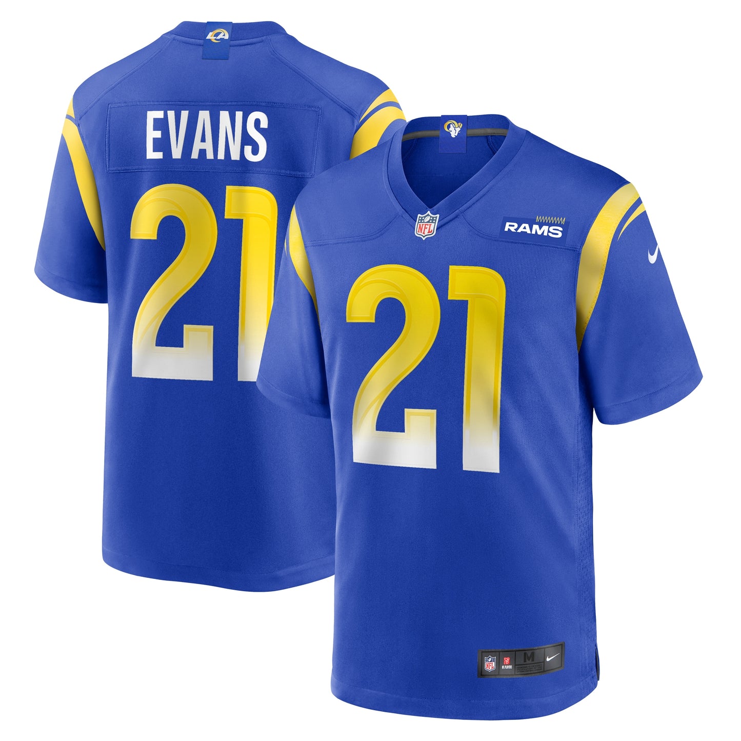 Zach Evans Los Angeles Rams Nike Home Game Jersey - Royal