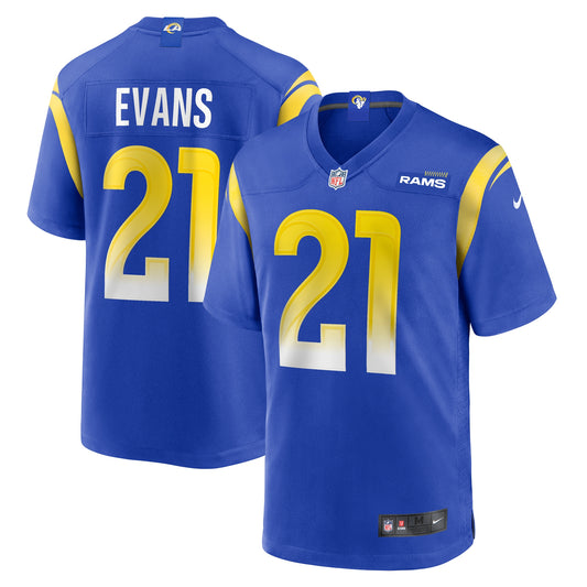 Zach Evans Los Angeles Rams Nike Home Game Jersey - Royal