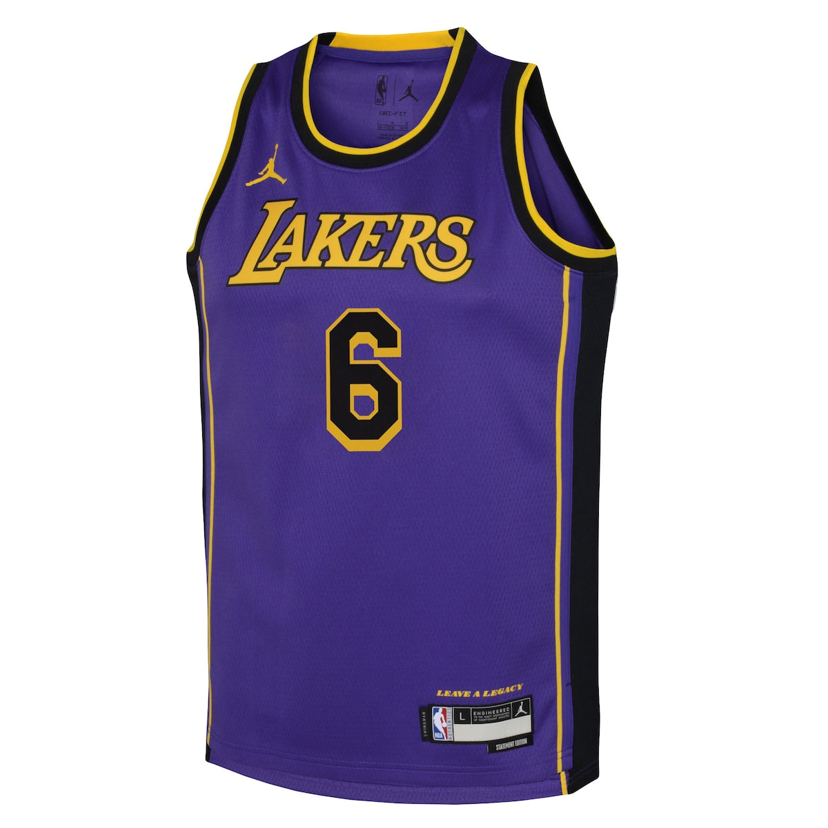 Boys' Grade School LeBron James Jordan Lakers Swingman Jersey Statement Edition - Purple