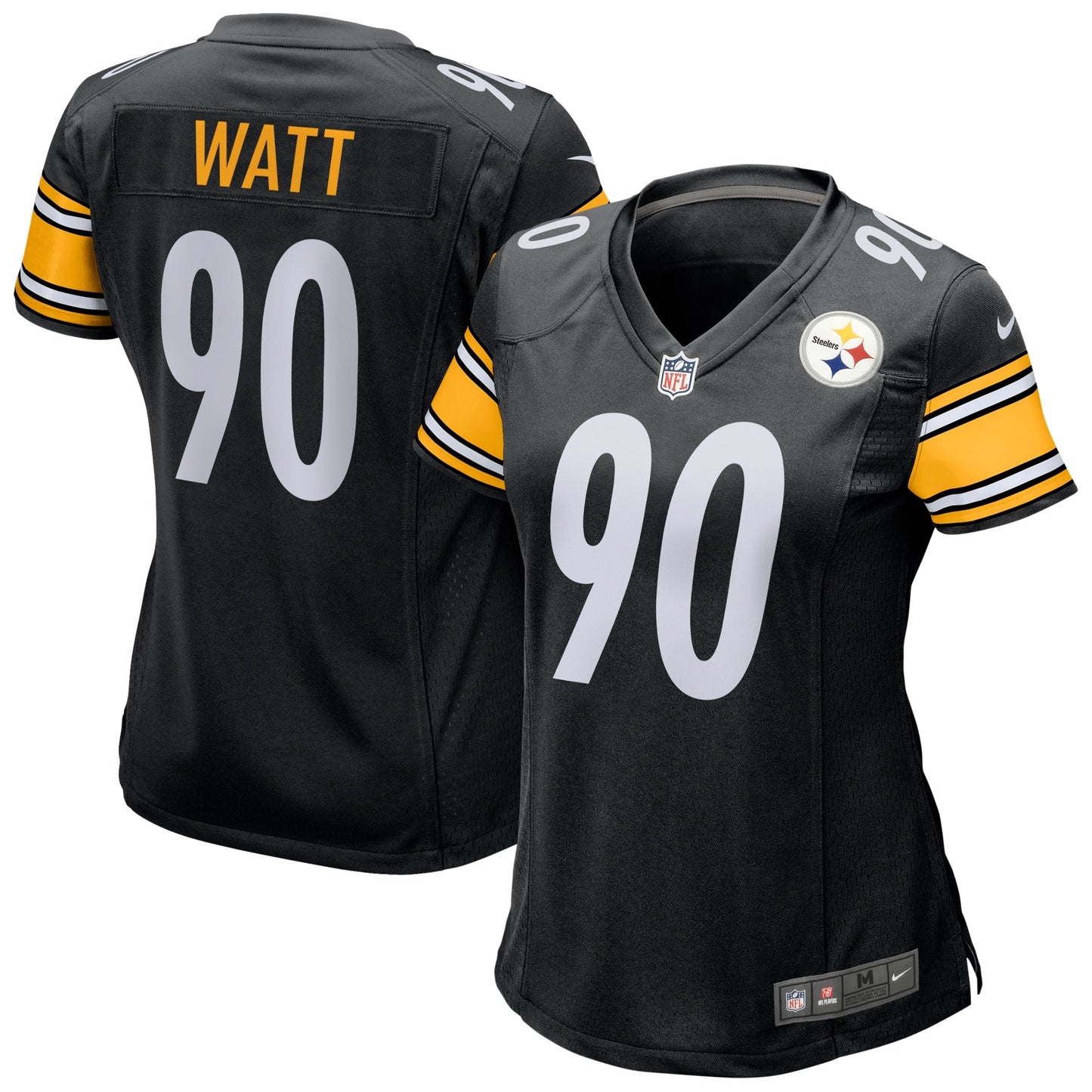 Womens Pittsburgh Steelers TJ Watt Game Vapor Jersey Black