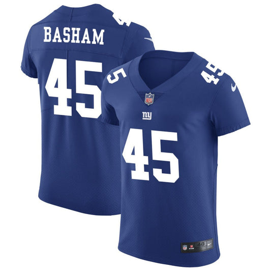 Boogie Basham New York Giants Nike Vapor Untouchable Elite Jersey - Royal