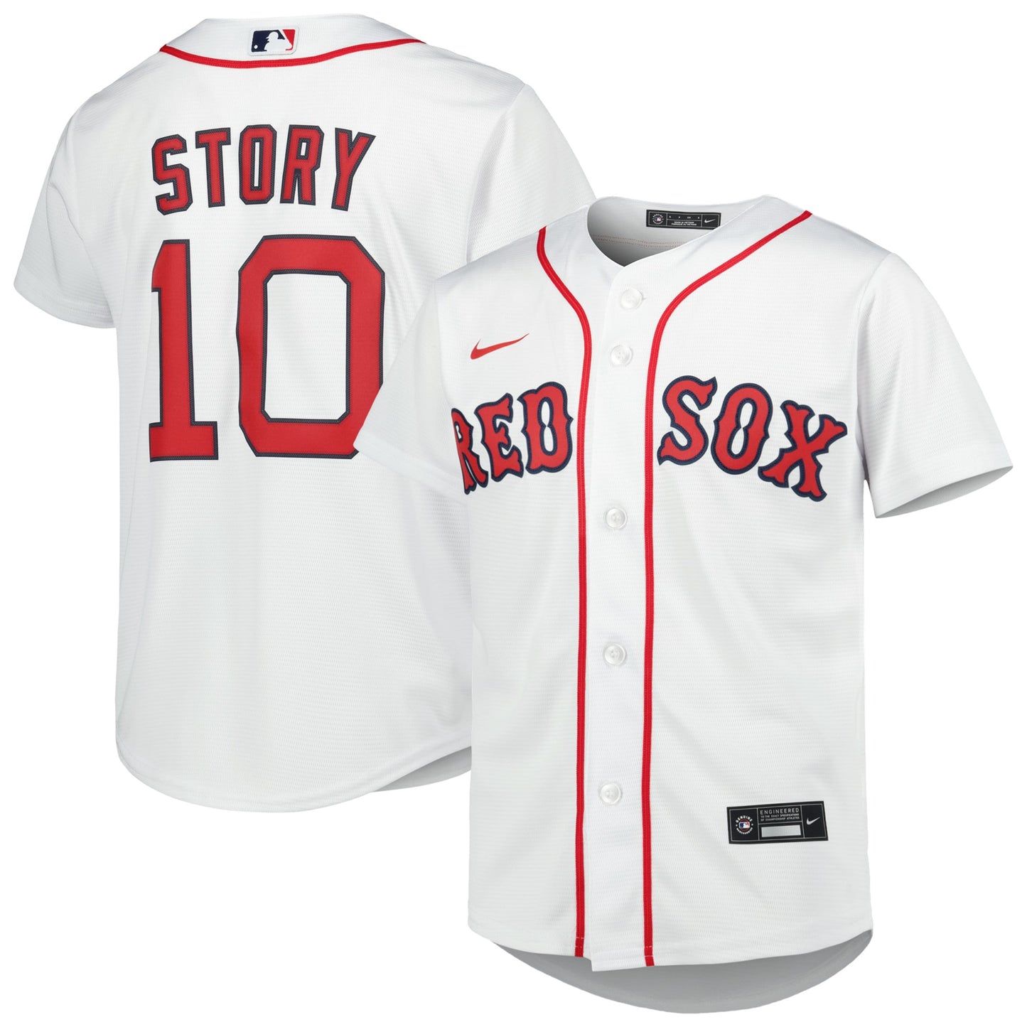 Trevor Story Boston Red Sox Nike Youth Alternate Replica Player Jersey - White