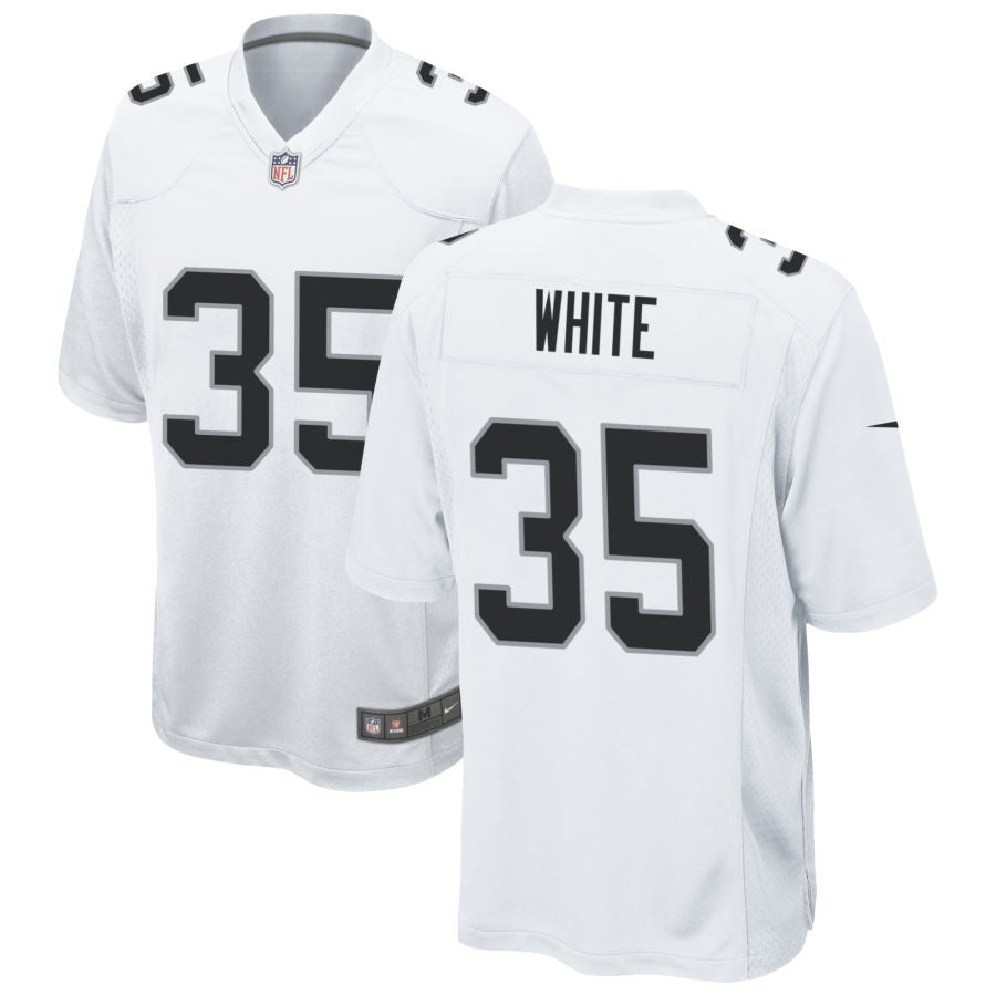 Zamir White Las Vegas Raiders Nike Game Jersey - White