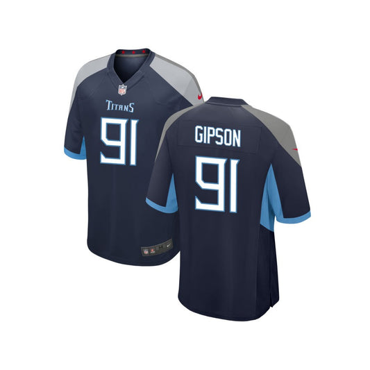 Trevis Gipson Tennessee Titans Nike Youth Game Jersey - Navy