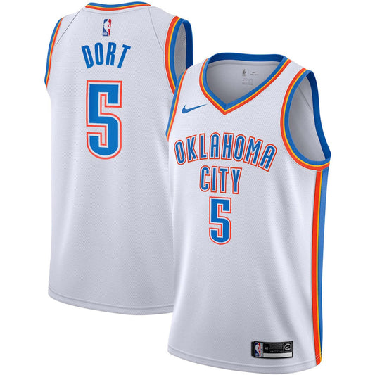 Youth Oklahoma City Thunder Luguentz Dort Association Jersey - White