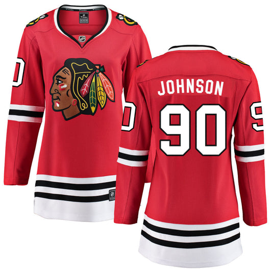 Tyler Johnson Chicago Blackhawks Fanatics Branded Women's Home Breakaway Jersey - Red