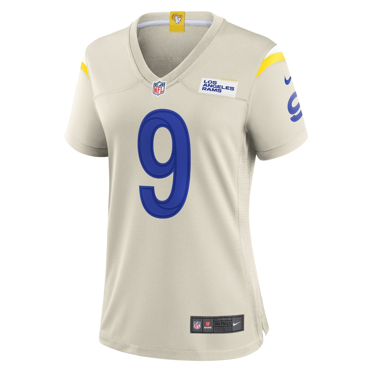 Women's Matthew Stafford Nike Rams Bone Game Jersey - Off White