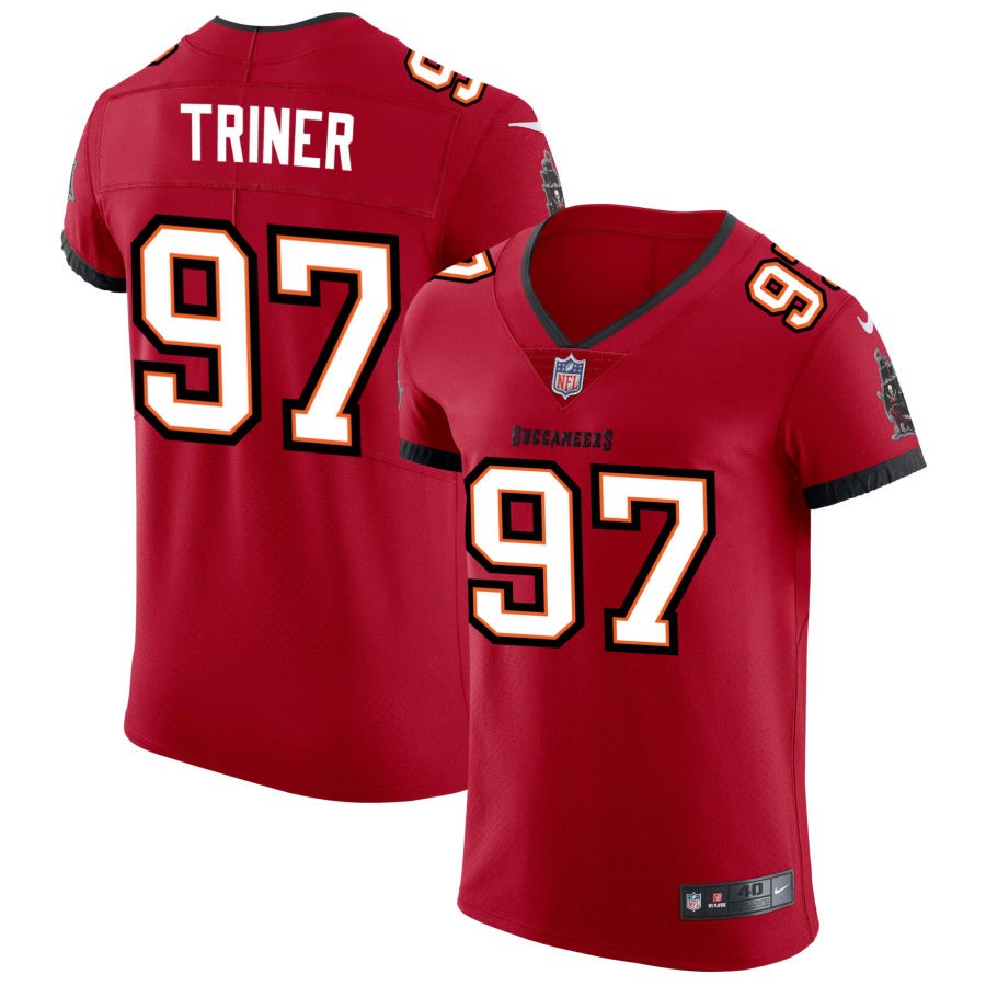 Zach Triner Tampa Bay Buccaneers Nike Vapor Elite Jersey - Red