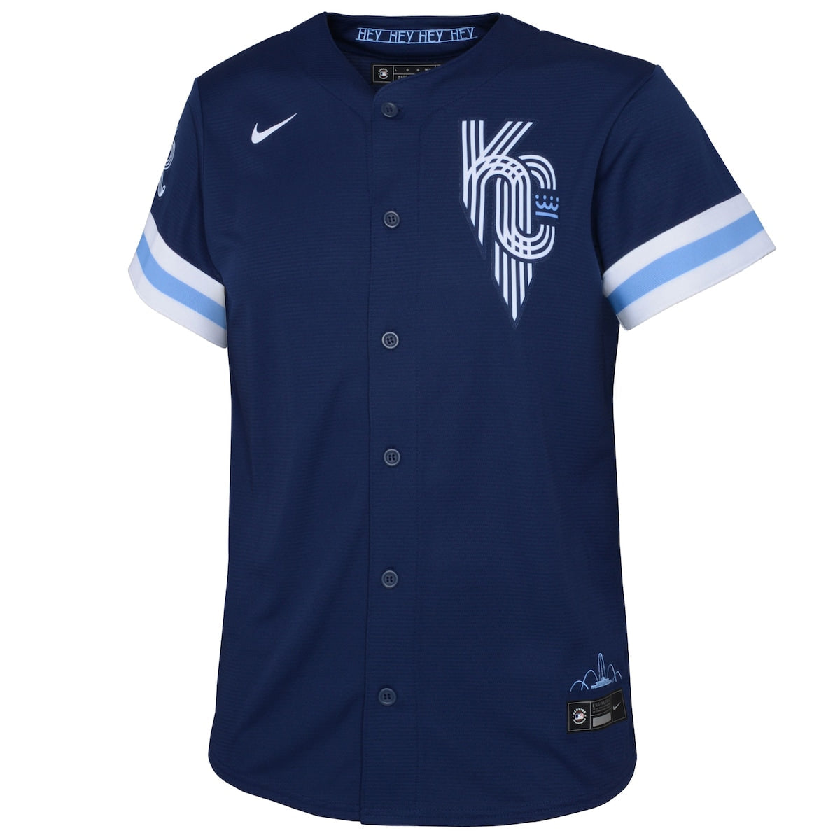 Youth  Nike Royals 2022 City Connect Replica Jersey - Navy