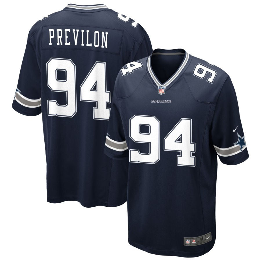 Willington Previlon Dallas Cowboys Nike Game Jersey - Navy