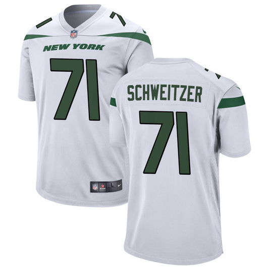 Wes Schweitzer New York Jets Nike Game Jersey - White