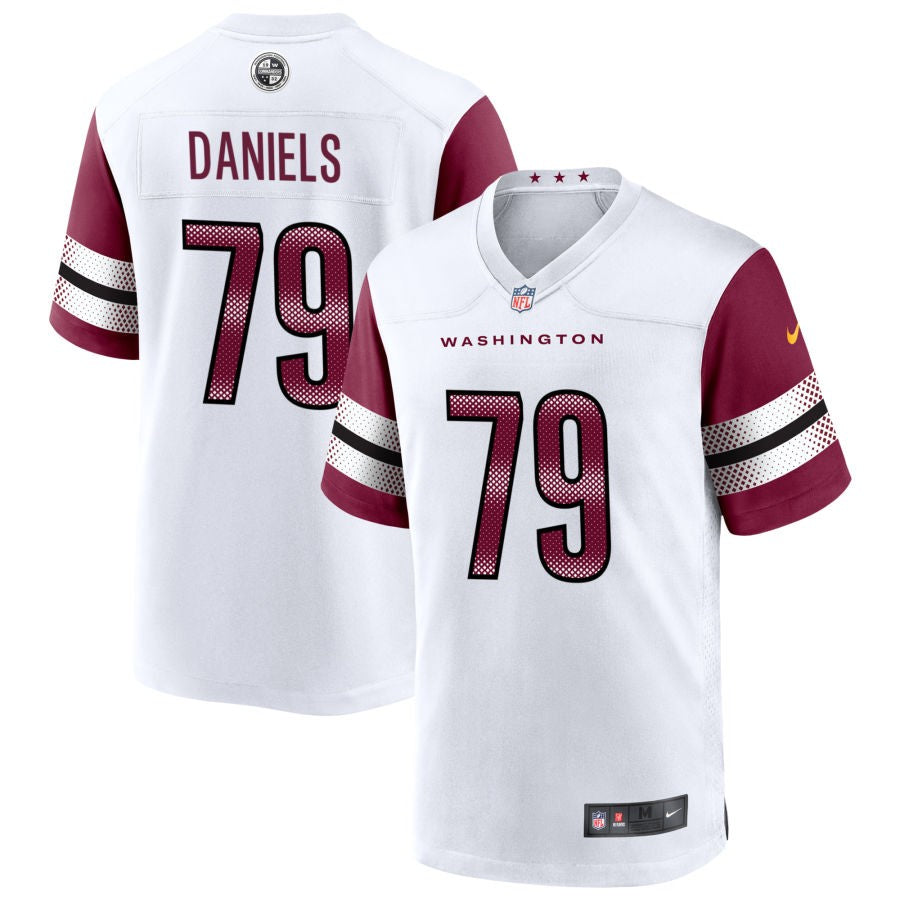 Braeden Daniels Washington Commanders Nike Game Player Jersey - White