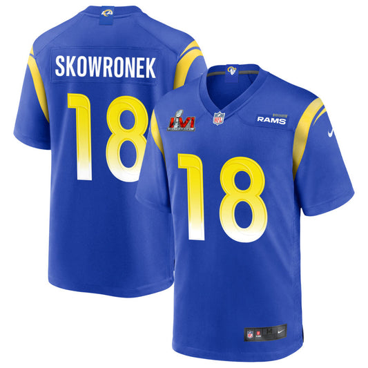 Ben Skowronek Los Angeles Rams Nike Super Bowl LVI Game Jersey - Royal