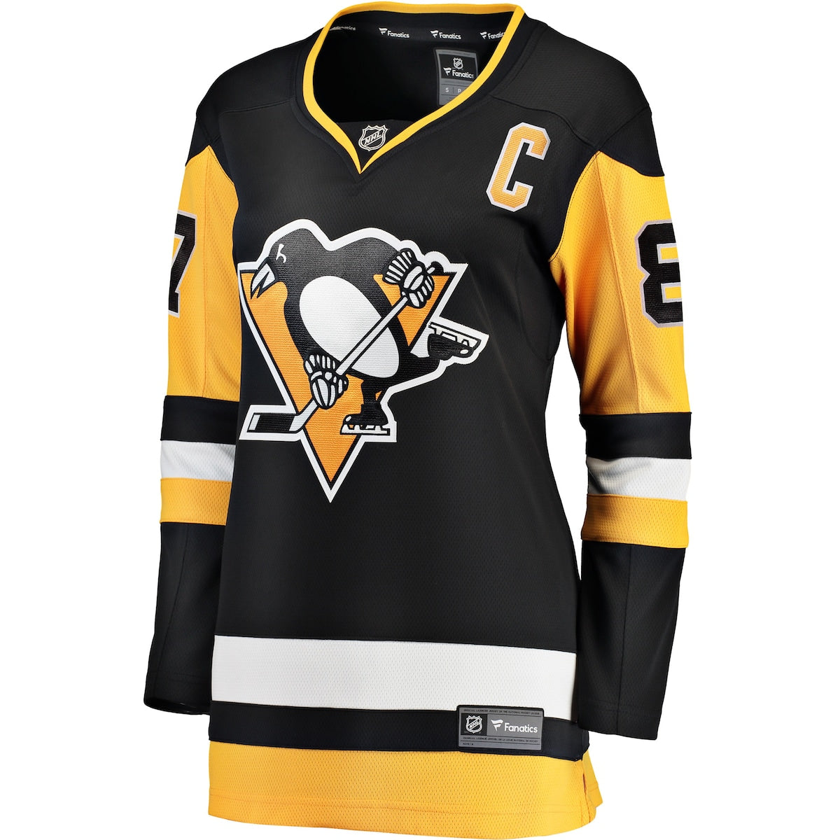 Women's Sidney Crosby Fanatics Penguins Home Breakaway Jersey - Black