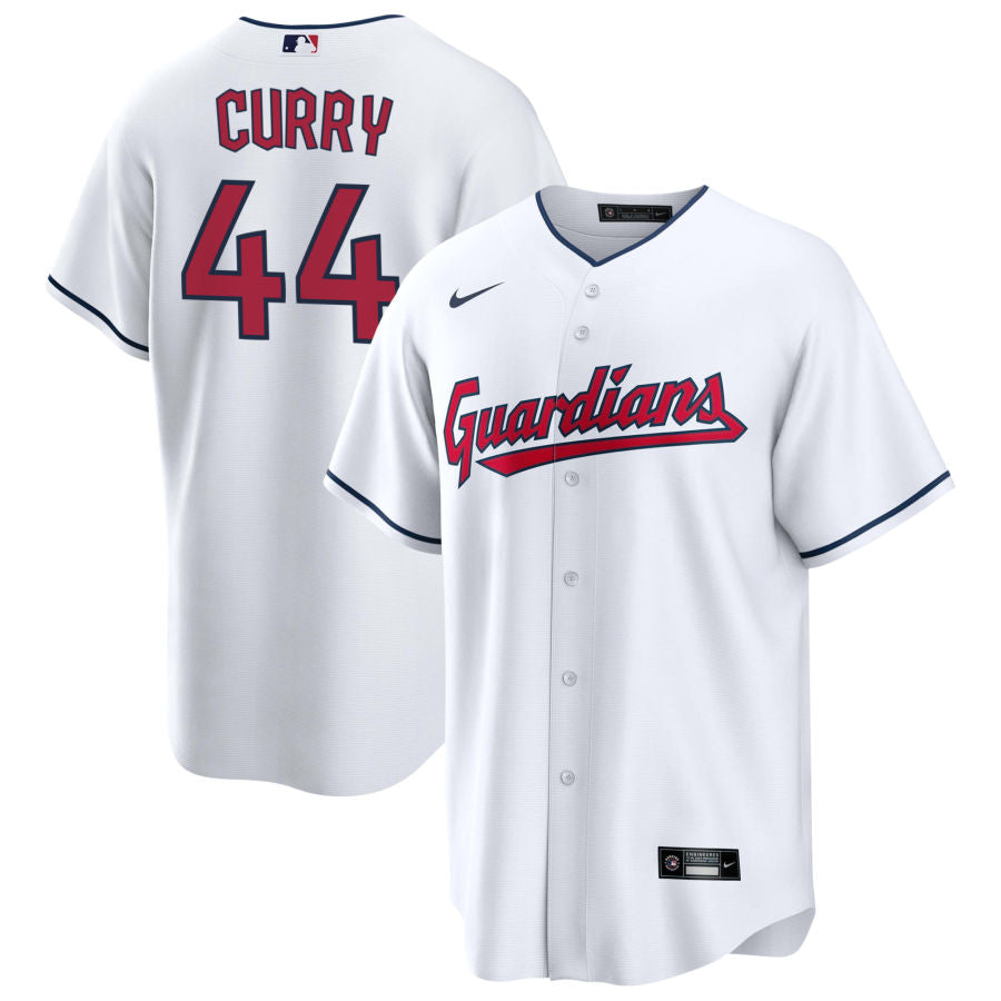 Xzavion Curry Cleveland Guardians Nike Youth Replica Jersey - White