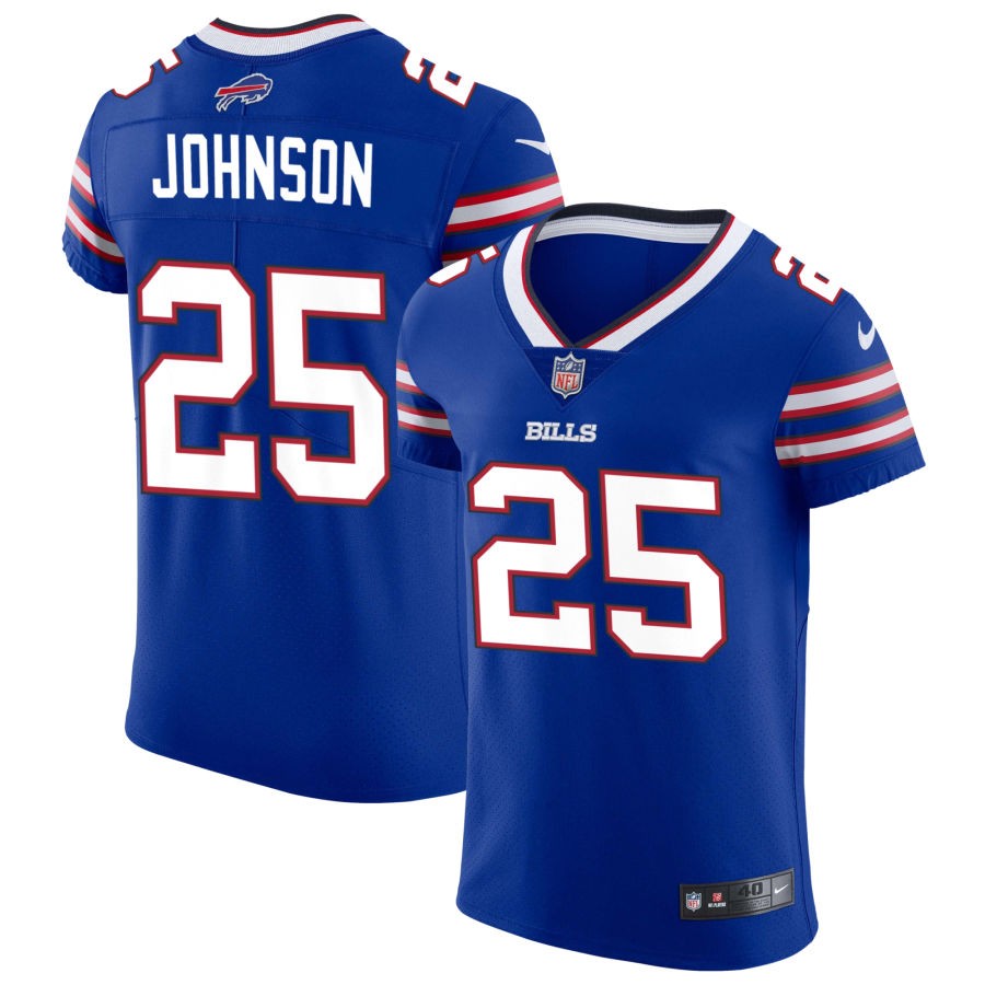 Ty Johnson Buffalo Bills Nike Vapor Elite Jersey - Royal