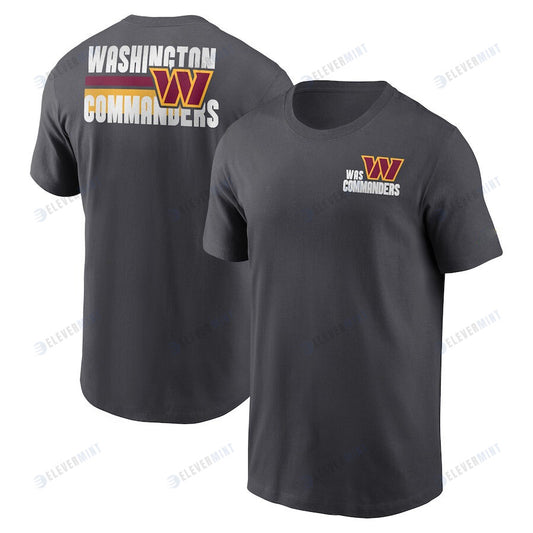 Washington Commanders Blitz Essential T-Shirt - Dark Grey