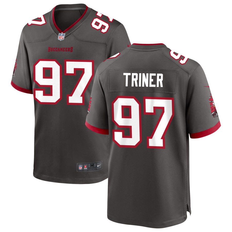 Zach Triner Tampa Bay Buccaneers Nike Alternate Game Jersey - Pewter