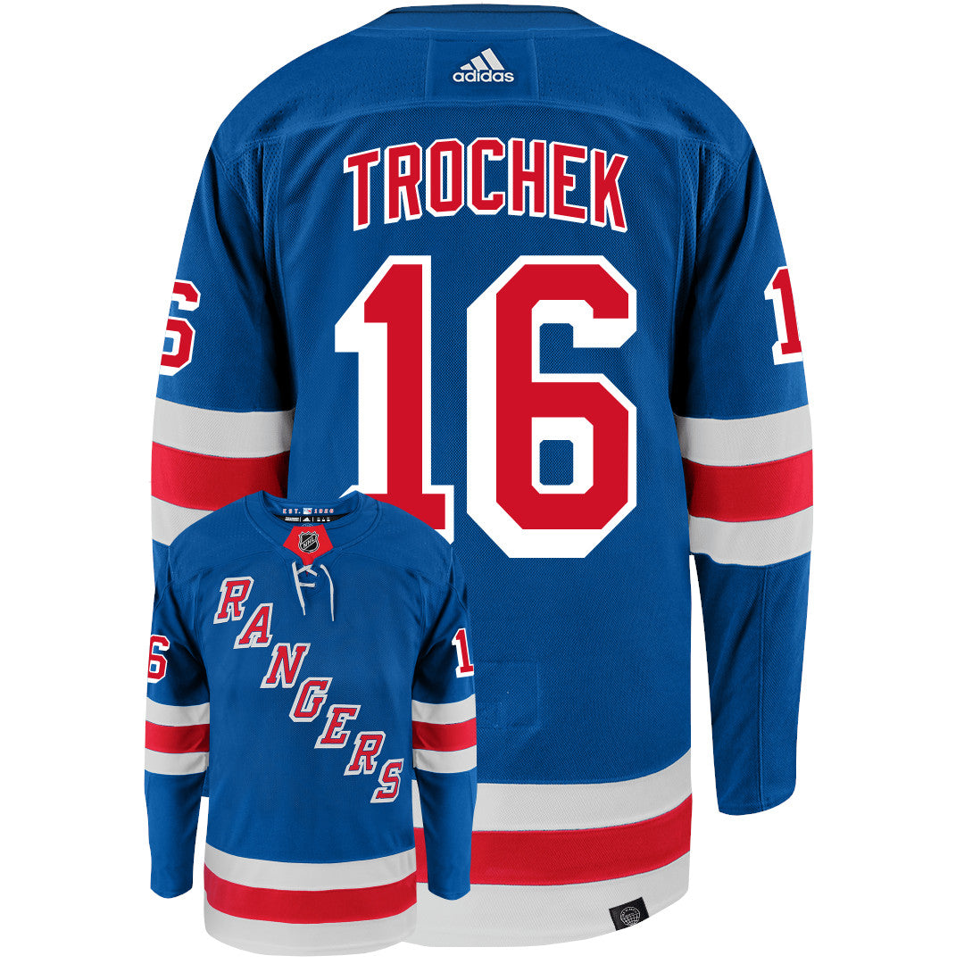 Vincent Trocheck New York Rangers Adidas Primegreen Authentic NHL Hockey Jersey