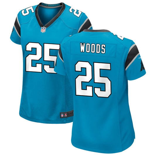 Xavier Woods Carolina Panthers Nike Women's Alternate Game Jersey - Blue