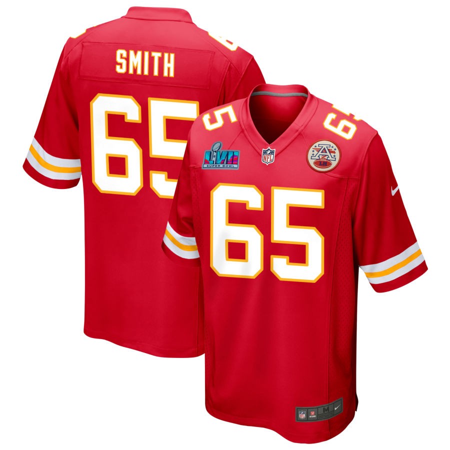 Trey Smith Kansas City Chiefs Nike Super Bowl LVII Game Jersey - Red