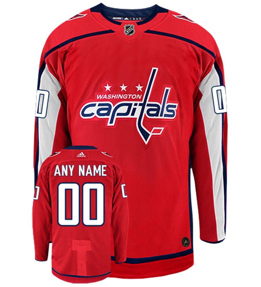 Washington Capitals Adidas Authentic Home NHL Hockey Jersey