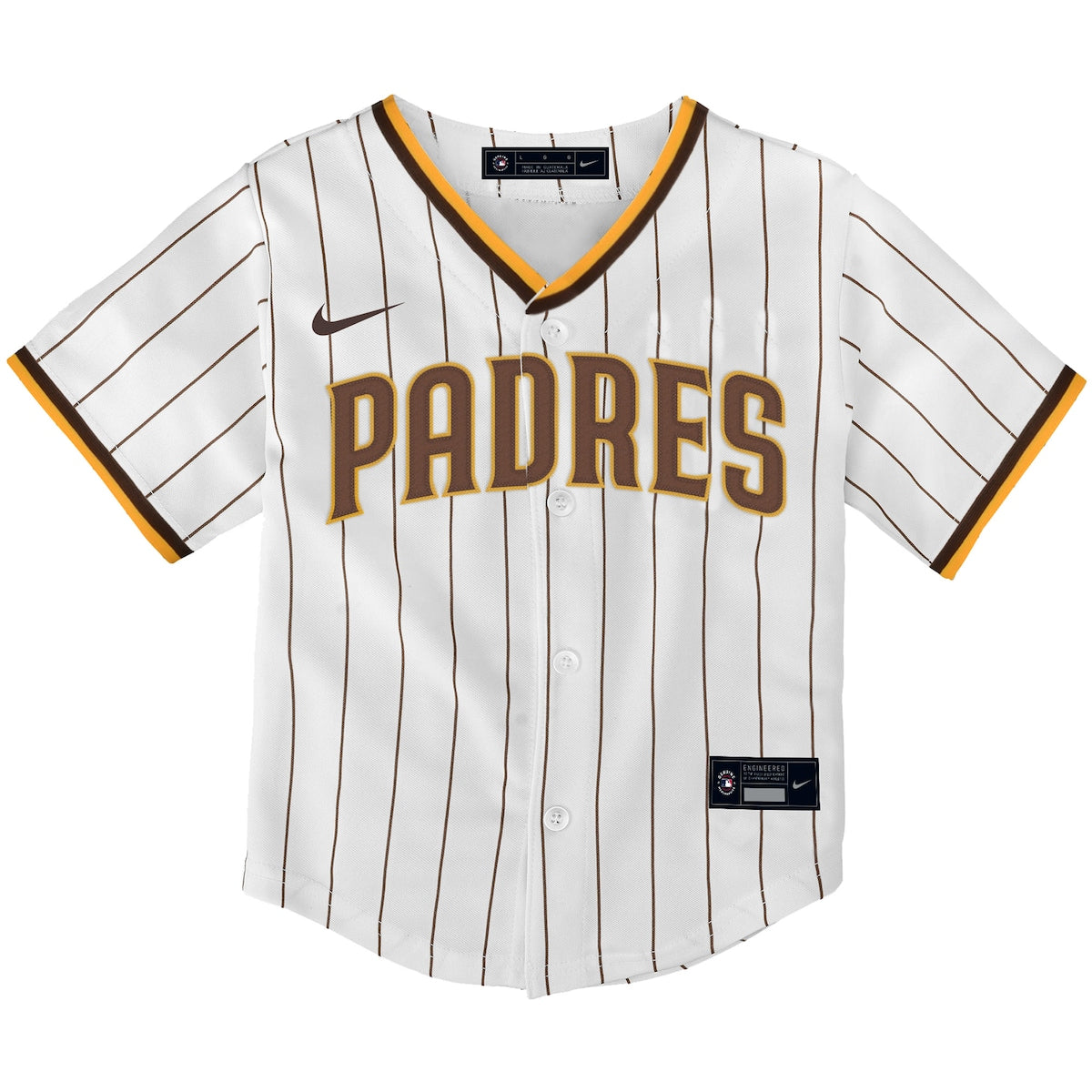 Youth  Nike Padres Replica Team Jersey - White